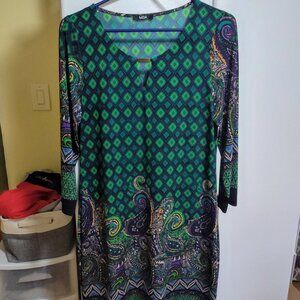 Colorful tunic dress